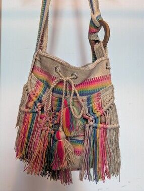 Traditional Wayuu Mochila Columbian Bag
